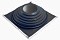 Проходной элемент MF комби №10 черный (380-760мм) +185 EPDM