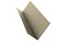 Планка примыкания 90х140 0,5 Satin с пленкой RAL 1015 светлая слоновая кость