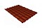 Металлочерепица классик 0,5 Satin Matt RAL 8004 терракота