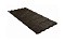 Металлочерепица квинта плюс 0,5 GreenCoat Pural Matt RR 32 темно-коричневый (RAL 8019 серо-коричневый)