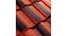 Лист КЧ Metrotile MetroRoman красно-черный