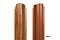 Штакетник П-образный B фигурный 0,45 Print Twincolor Antique Wood