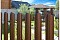 Штакетник П-образный А фигурный 0,45 PE RAL 5002 ультрамариново-синий