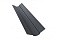 Планка ендовы верхней фигурной 70x70 0,5 GreenCoat Pural RR 23 темно-серый (RAL 7024 мокрый асфальт)