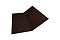 Планка ендовы нижней 300х300 0,5 Satin Мatt RAL 8017 шоколад