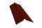 Планка конька плоского 115х30х115 0,45 PE с пленкой RAL 3009 оксидно-красный